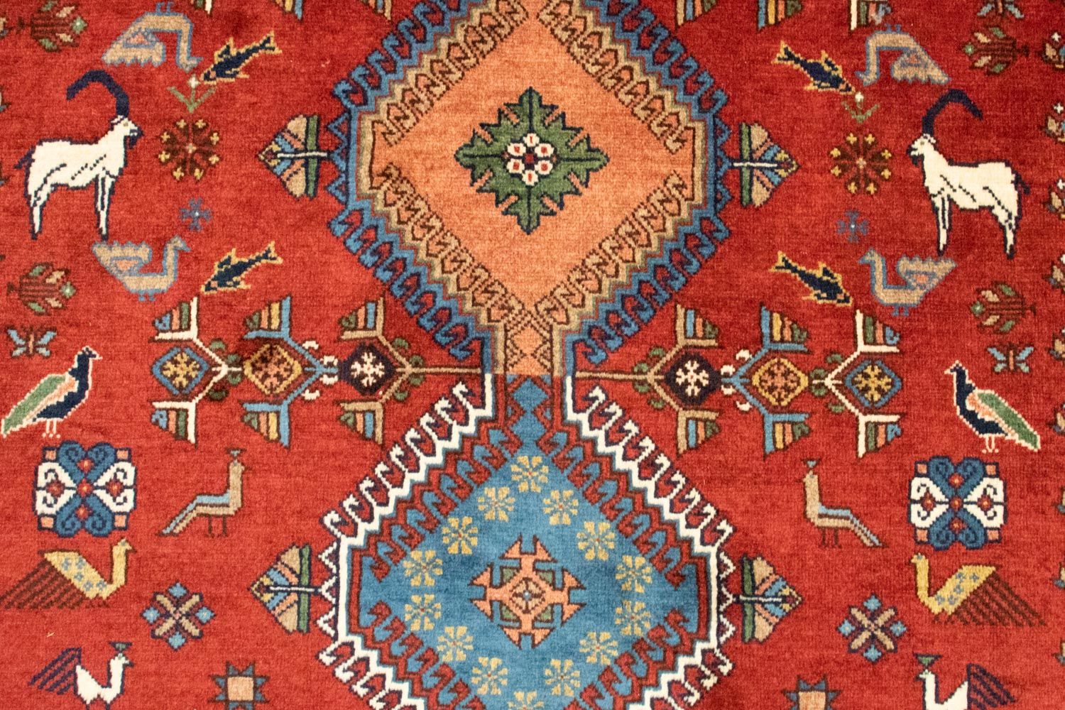 Perser Rug - Nomadic - 223 x 140 cm - red