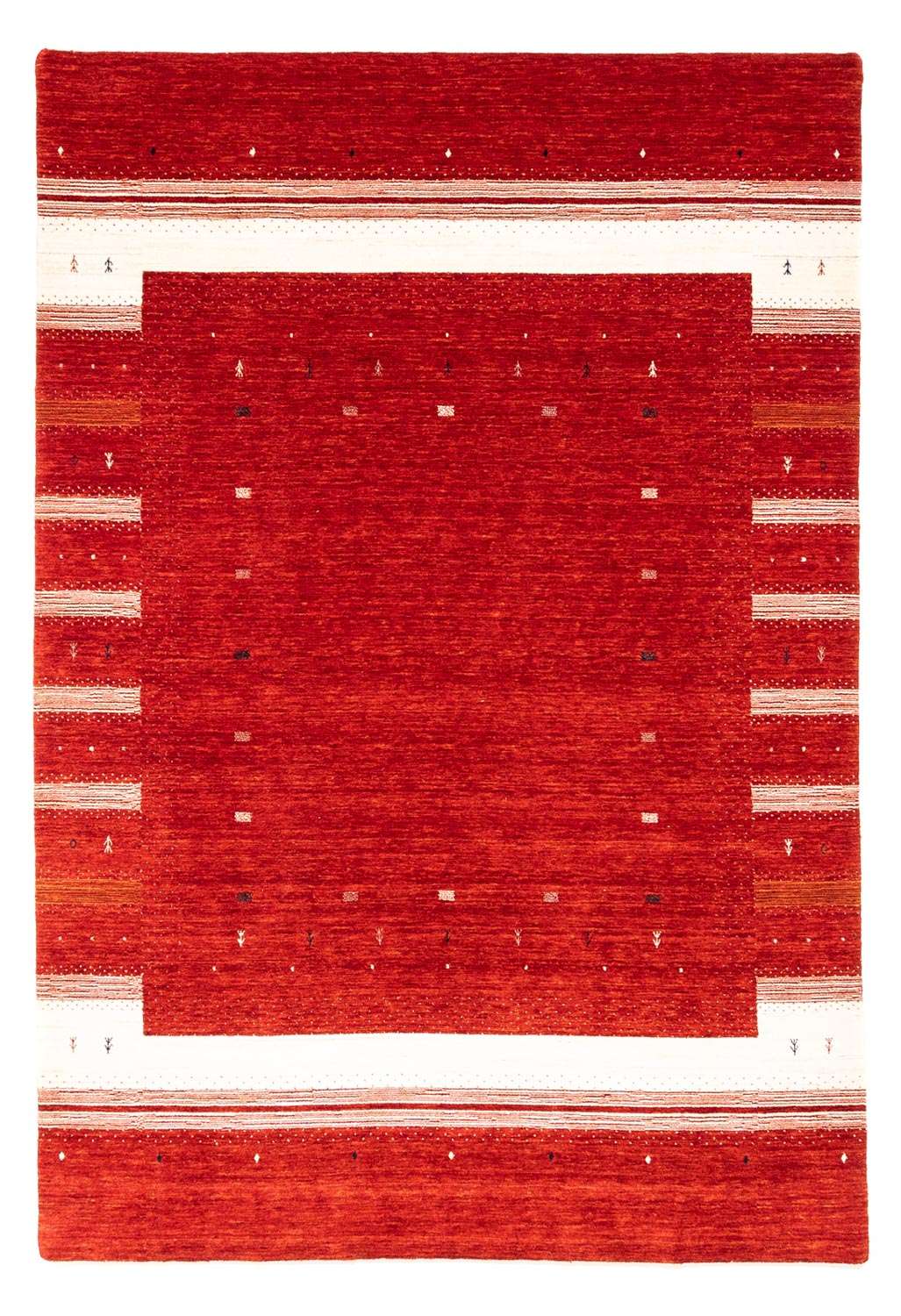 Gabbeh Rug - Loribaft Perser - 304 x 206 cm - red