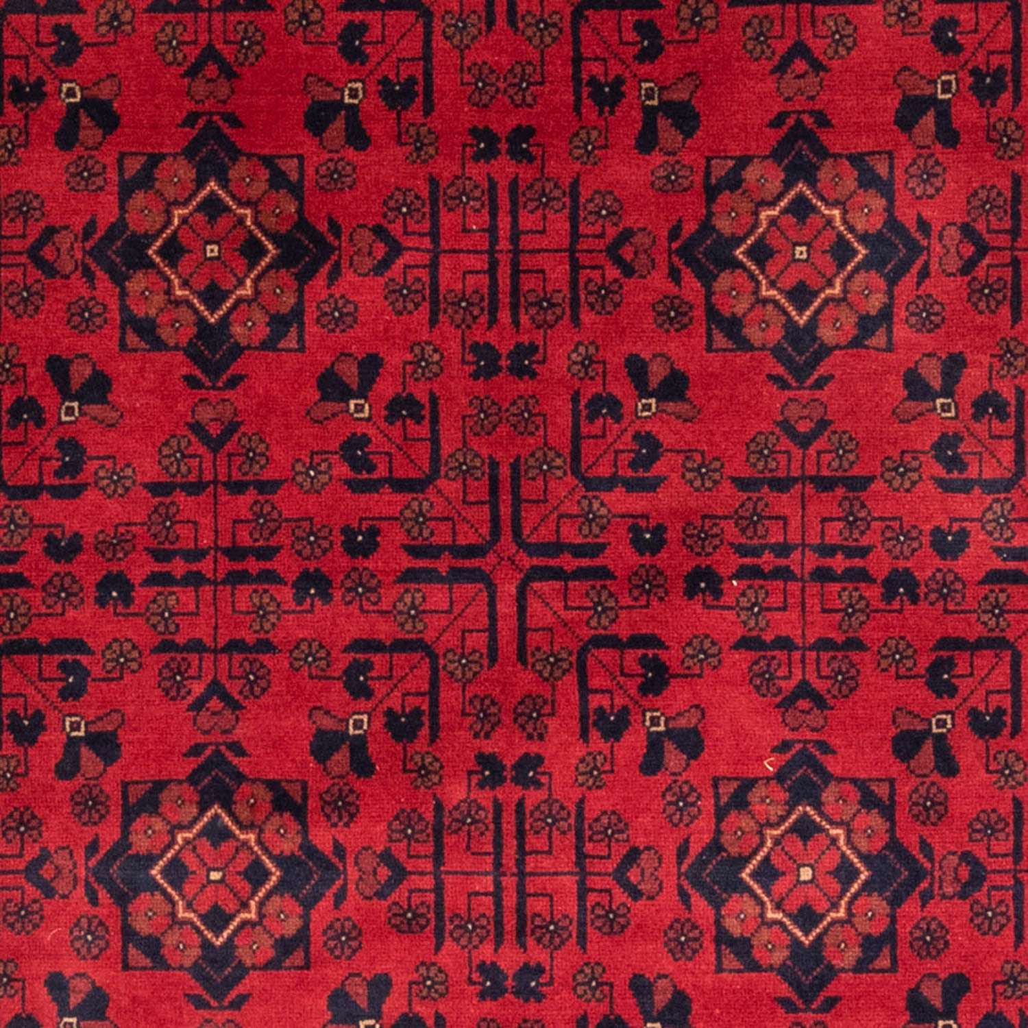 Afghan Rug - Kunduz - 193 x 129 cm - red