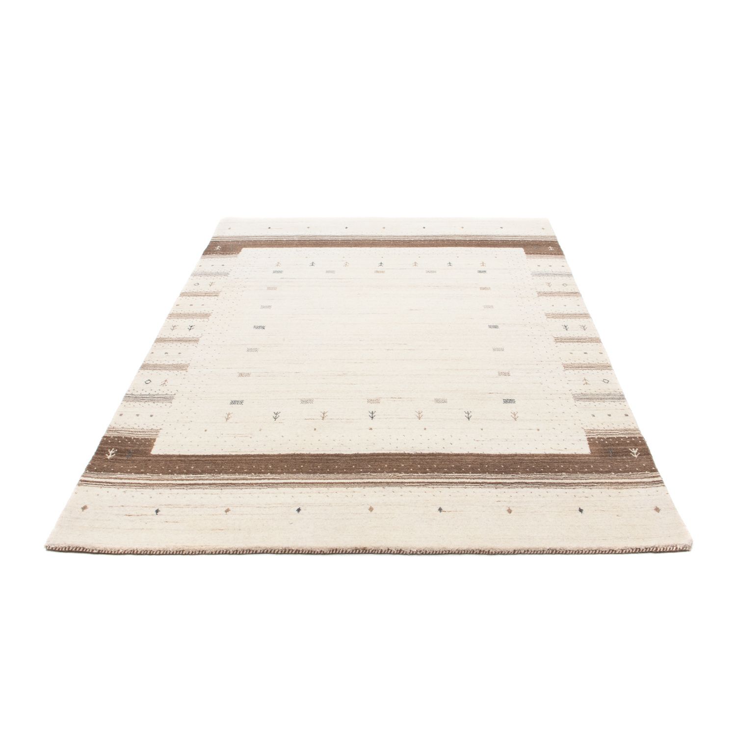 Gabbeh Rug - Loribaft Perser - 200 x 142 cm - beige