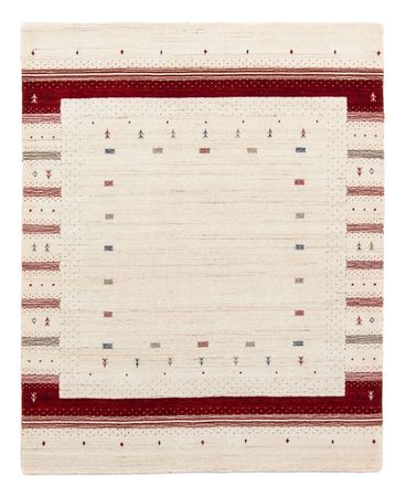 Gabbeh Rug - Loribaft Perser - 198 x 145 cm - beige