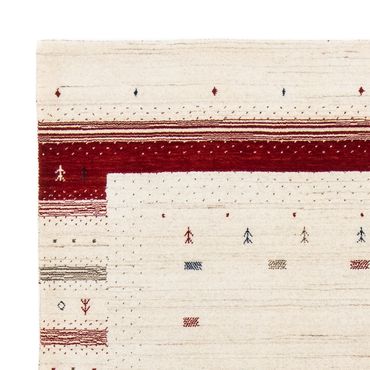 Gabbeh Rug - Loribaft Perser - 198 x 145 cm - beige