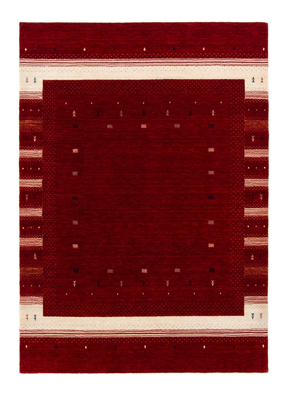 Gabbeh Rug - Loribaft Perser - 240 x 172 cm - red