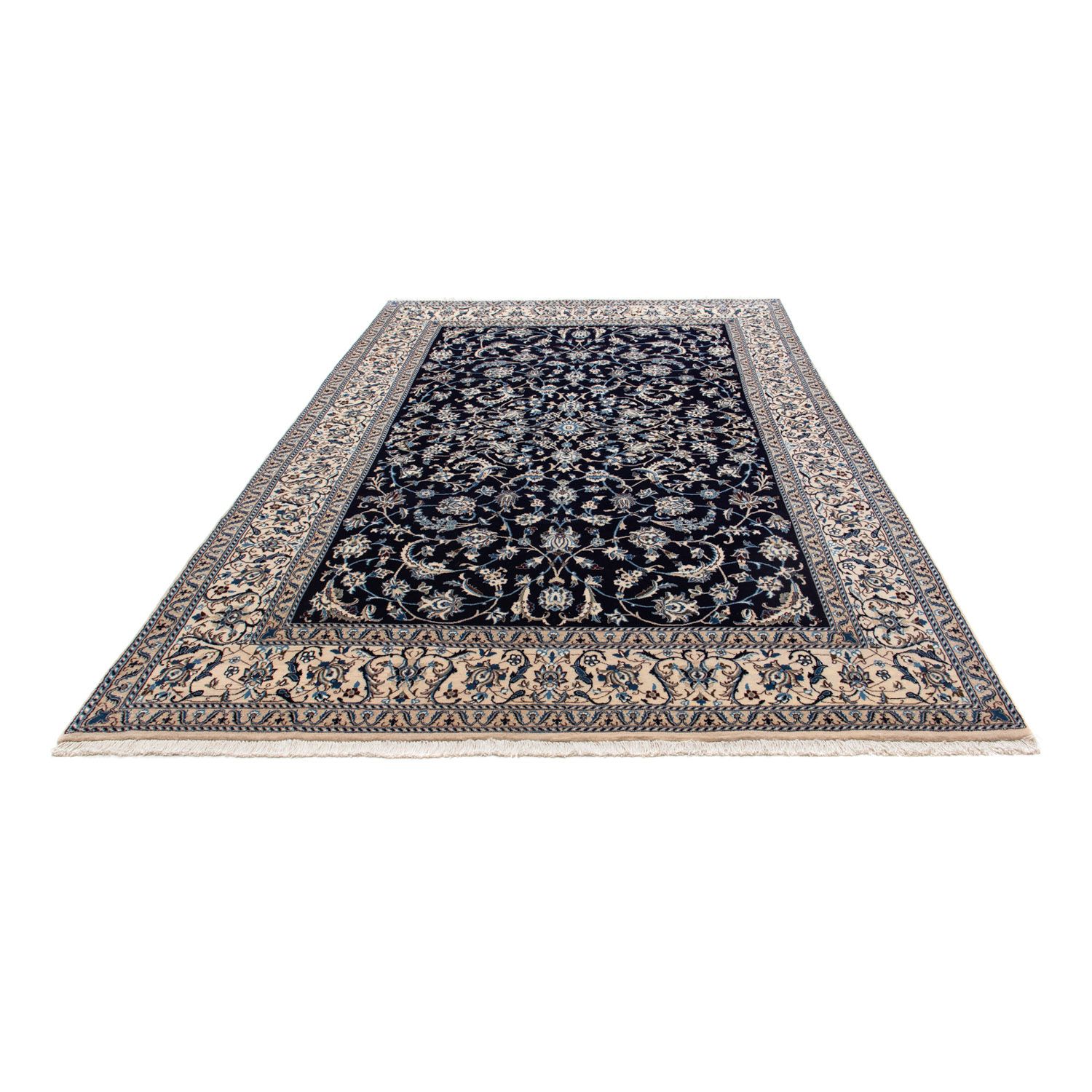 Perser Rug - Nain - 295 x 199 cm - dark blue