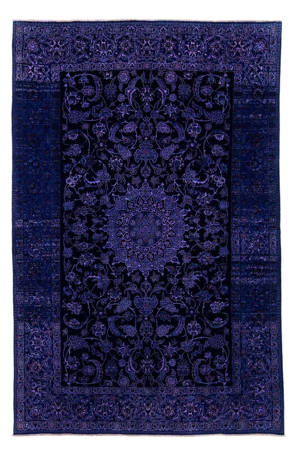 Perser Rug - Nain - 295 x 193 cm - dark blue