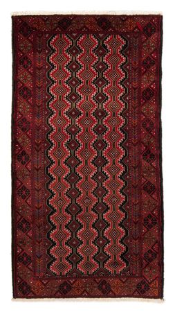 Runner Belutsch Rug - 219 x 110 cm - dark red