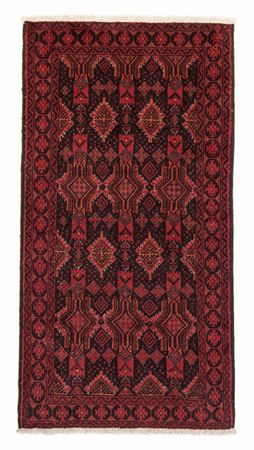 Runner Belutsch Rug - 201 x 99 cm - dark red