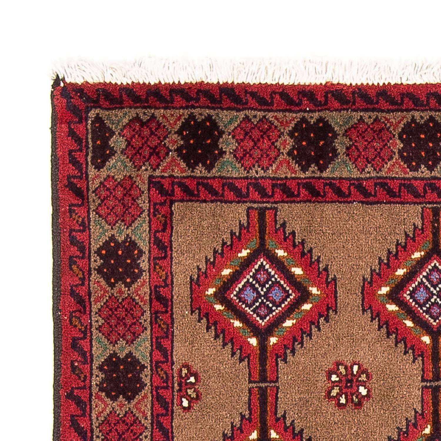 Runner Belutsch Rug - 179 x 101 cm - red