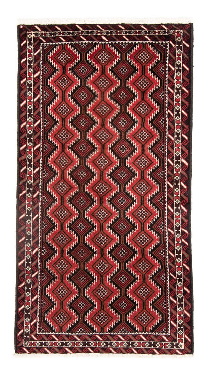 Runner Belutsch Rug - 199 x 107 cm - red