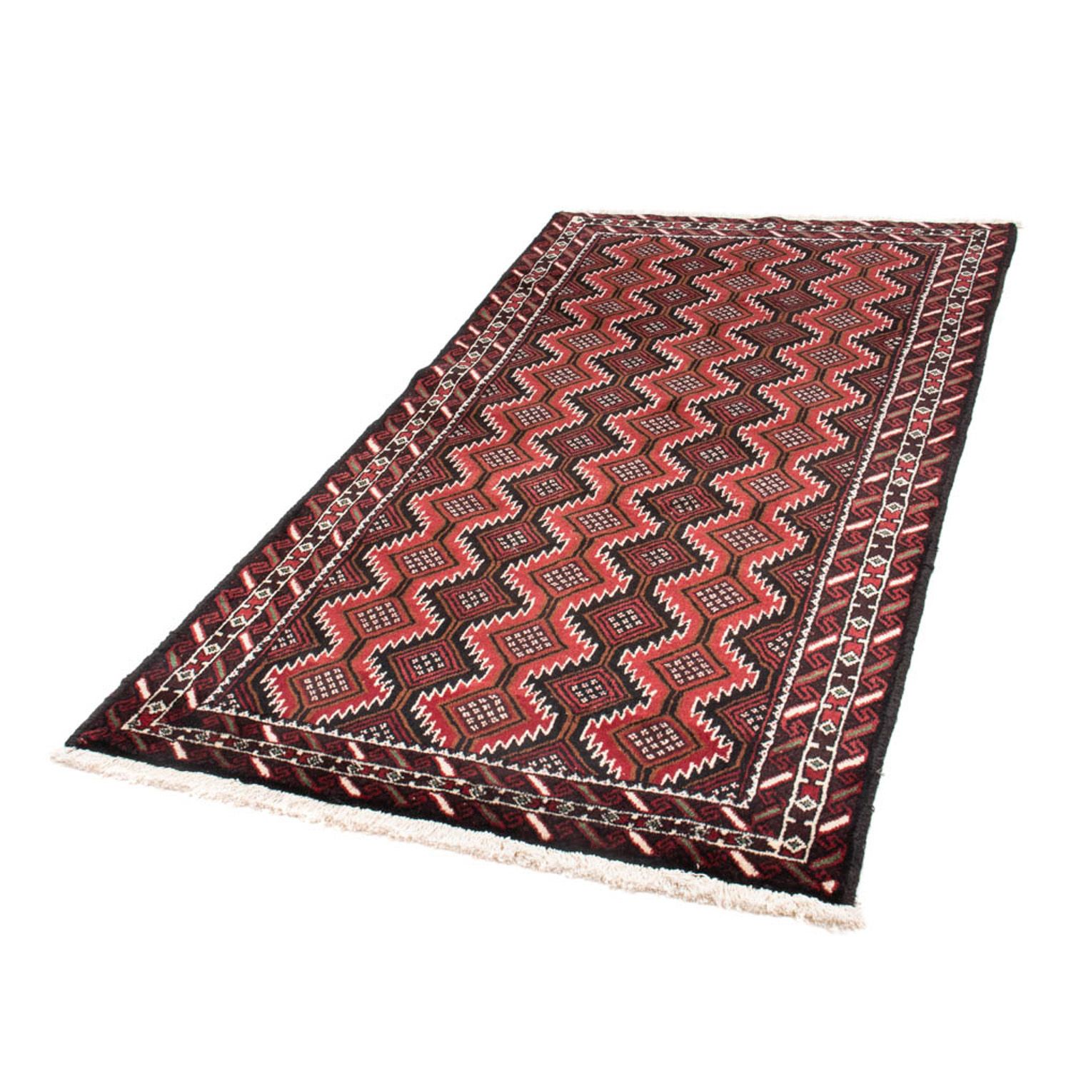 Runner Belutsch Rug - 199 x 107 cm - red