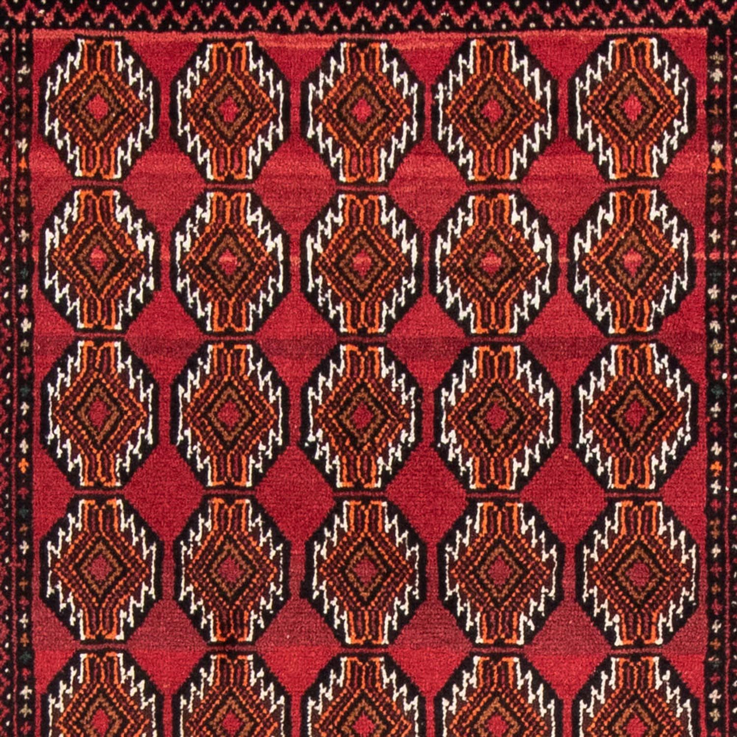 Runner Belutsch Rug - 186 x 104 cm - red