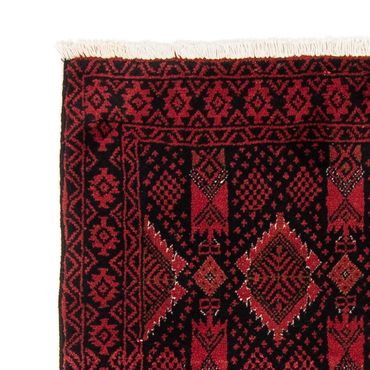 Runner Belutsch Rug - 182 x 102 cm - dark red