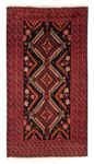 Runner Belutsch Rug - 196 x 106 cm - red