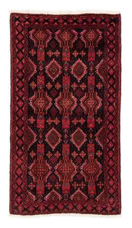 Runner Belutsch Rug - 182 x 100 cm - dark red