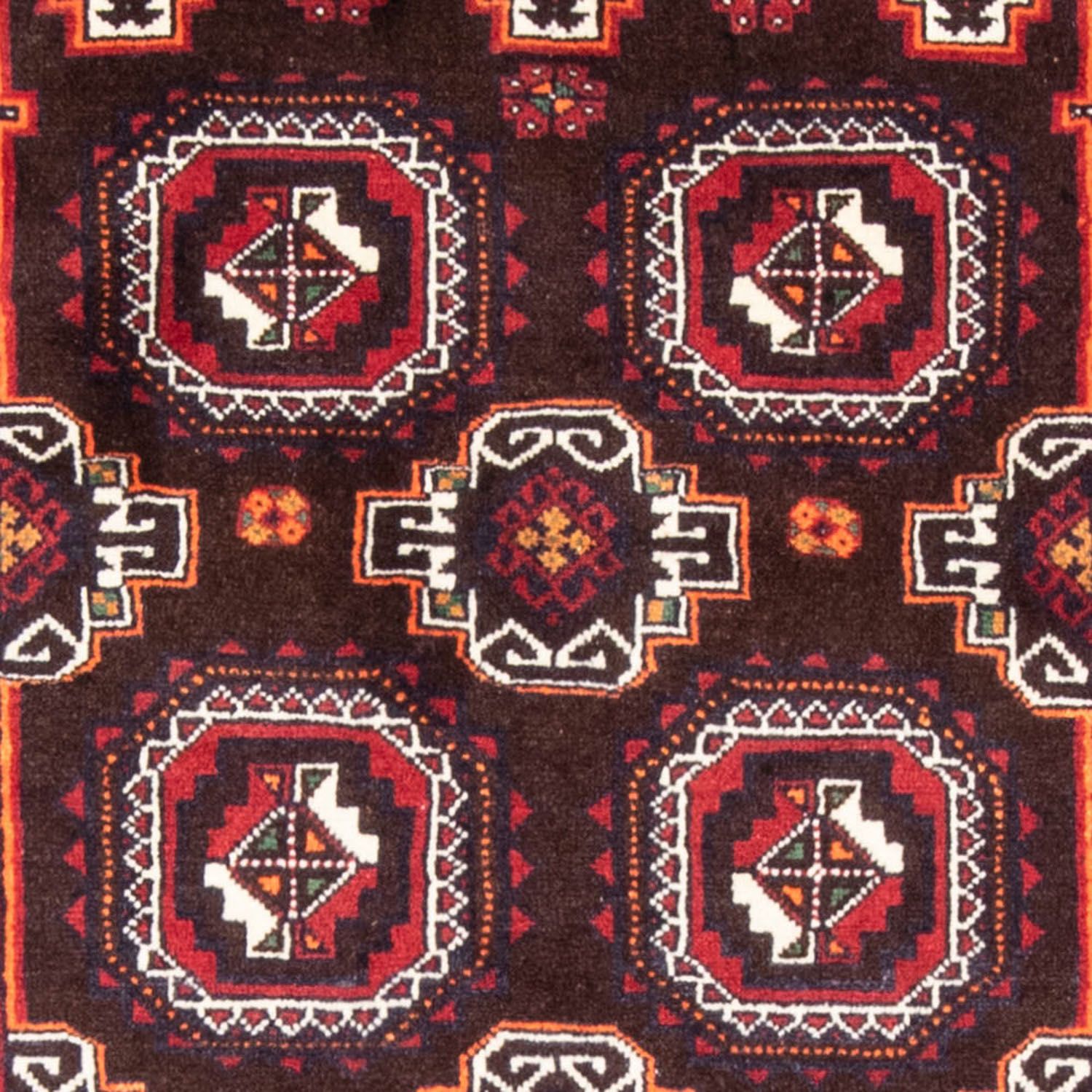 Runner Belutsch Rug - 192 x 101 cm - red