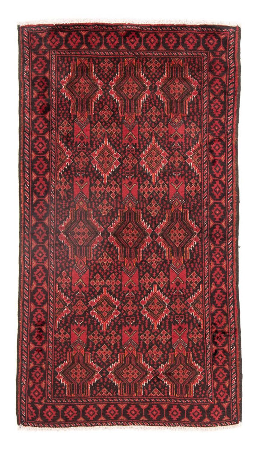 Runner Belutsch Rug - 182 x 101 cm - red