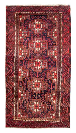 Runner Belutsch Rug - 221 x 110 cm - red