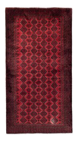 Runner Belutsch Rug - 230 x 113 cm - dark red