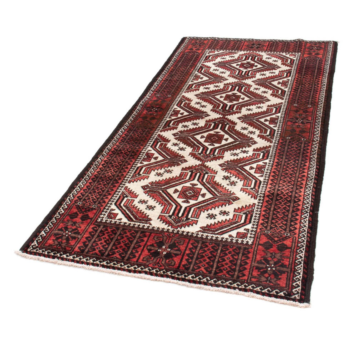 Runner Belutsch Rug - 218 x 103 cm - red