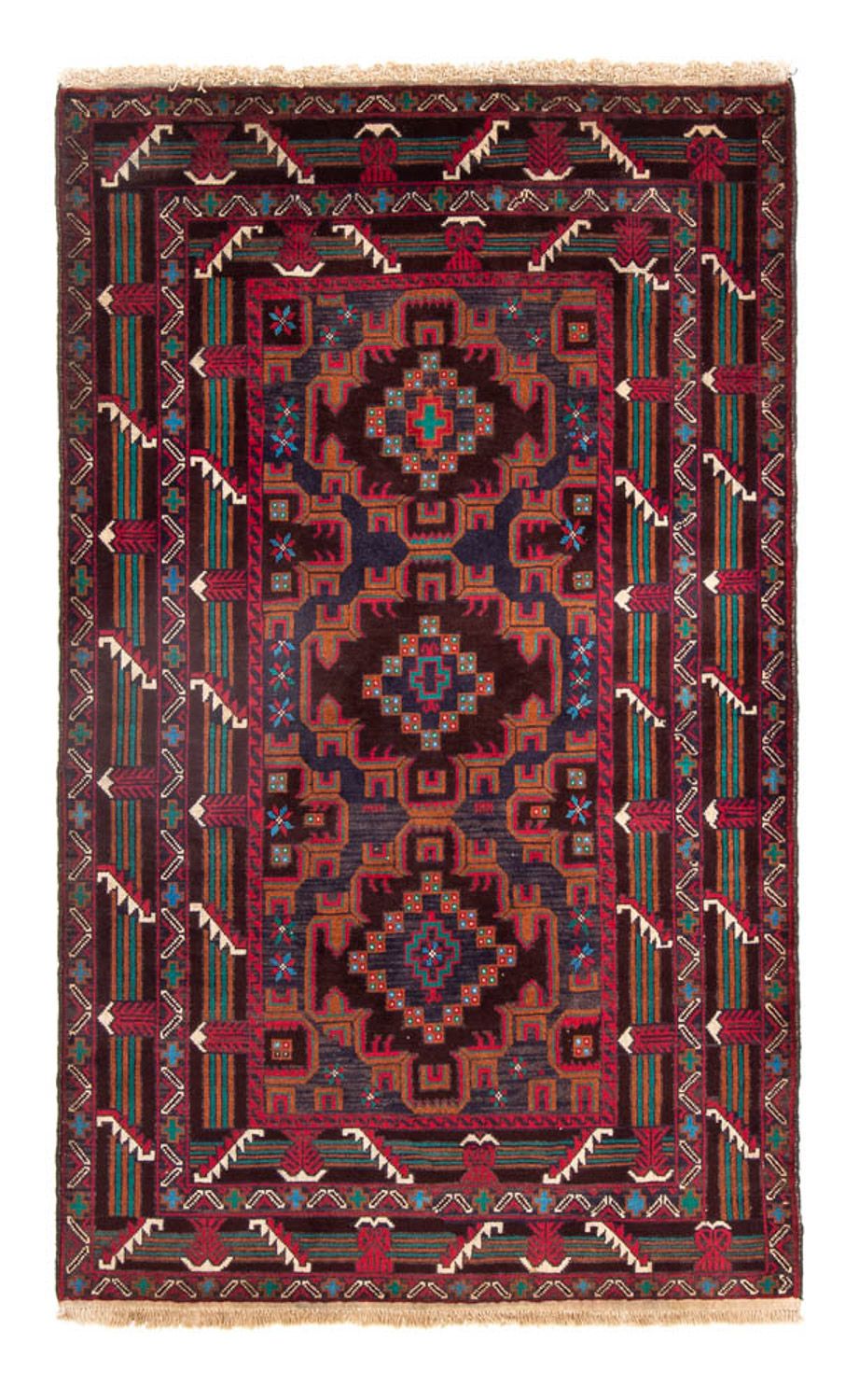 Belutsch Rug - 184 x 112 cm - multicolored