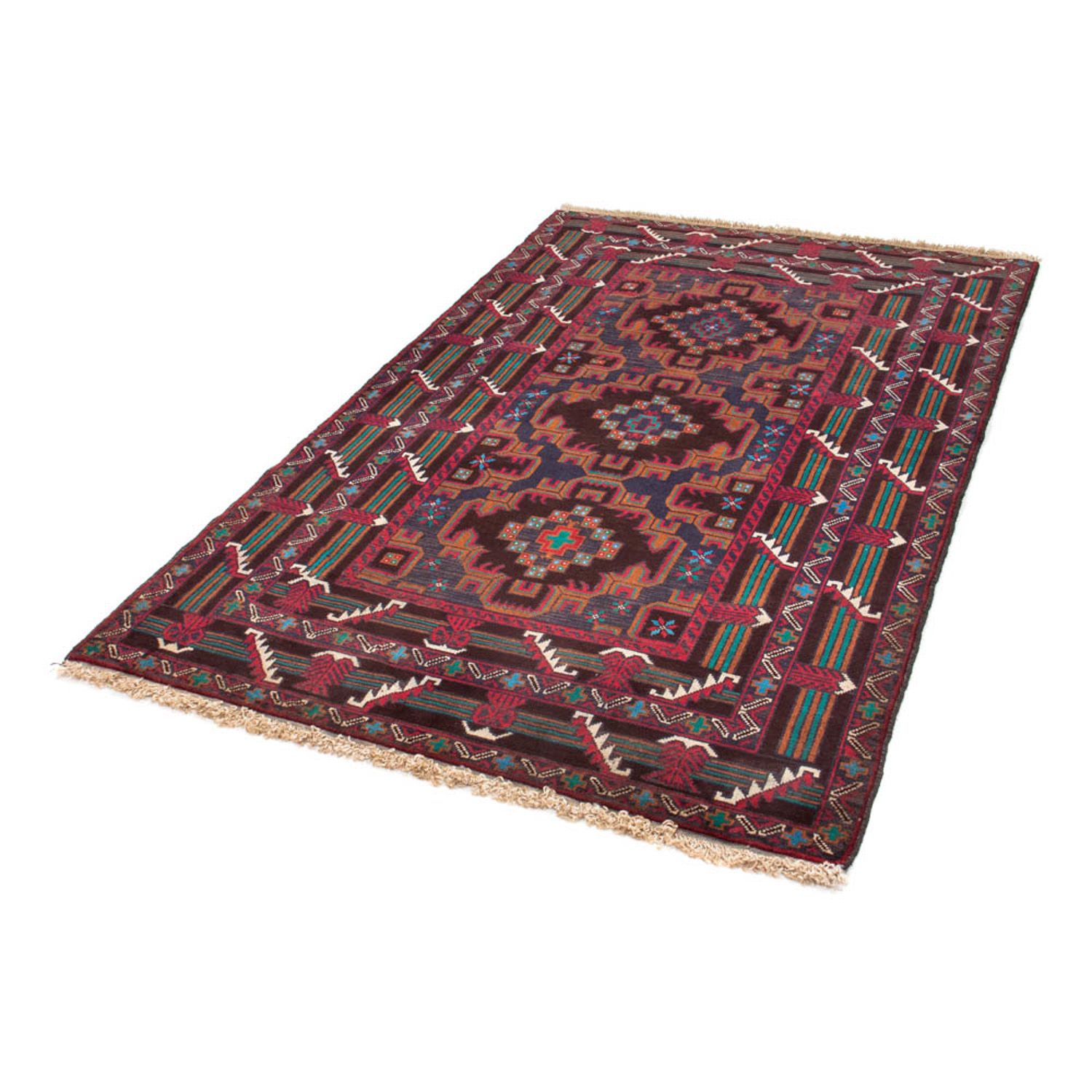 Belutsch Rug - 184 x 112 cm - multicolored