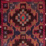 Belutsch Rug - 184 x 112 cm - multicolored