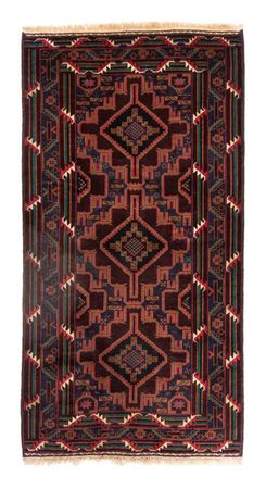 Runner Belutsch Rug - 206 x 108 cm - brown