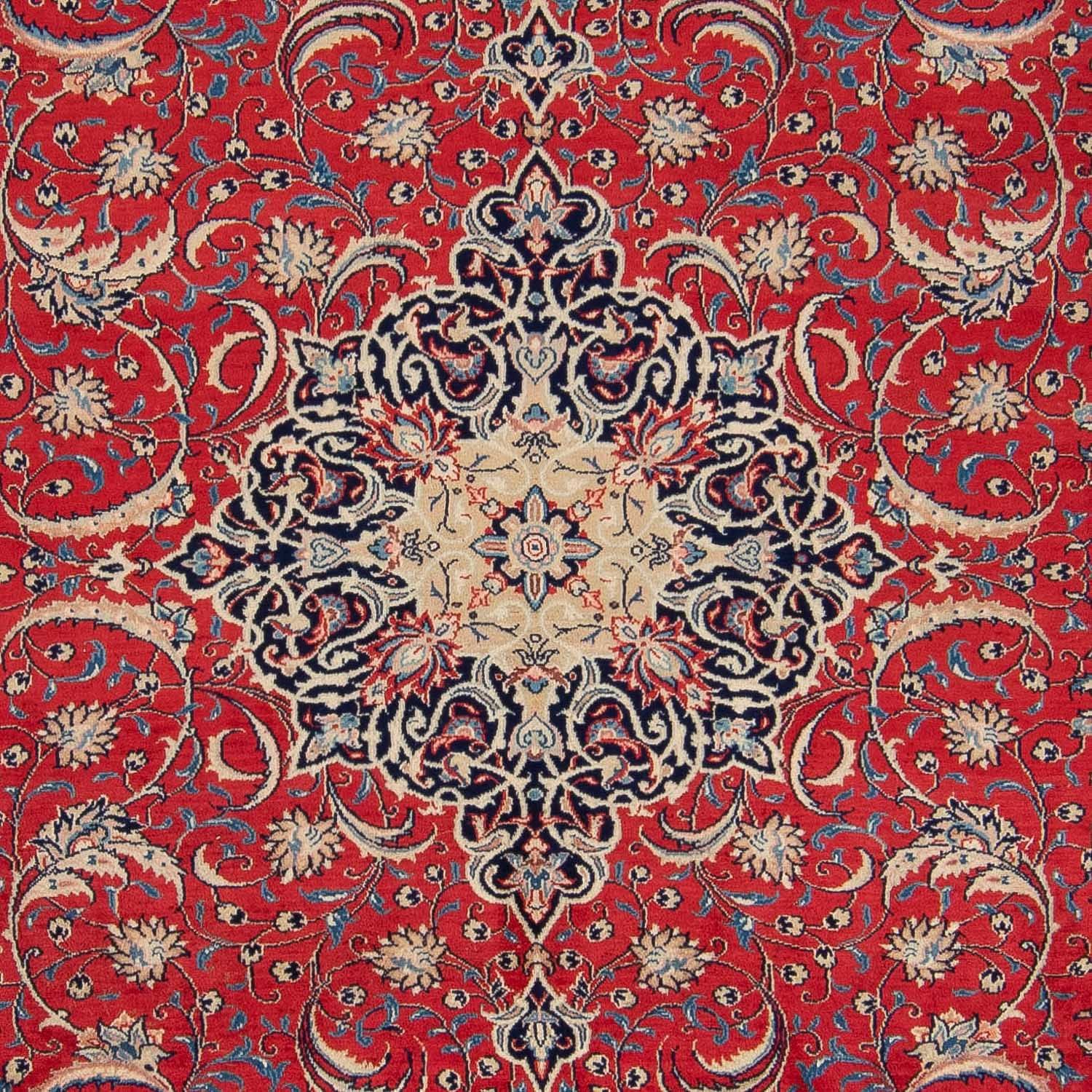 Patchwork Rug - 355 x 270 cm - light red