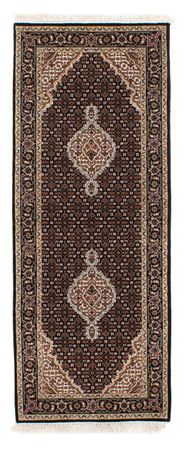 Runner Perser Rug - Tabriz - 196 x 73 cm - dark blue