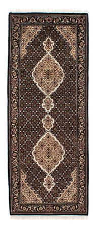 Runner Perser Rug - Tabriz - 201 x 84 cm - dark blue