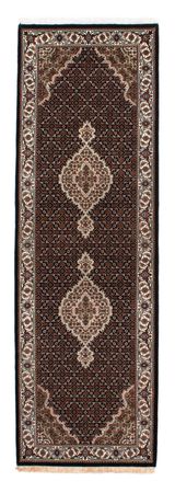 Runner Perser Rug - Tabriz - 254 x 80 cm - dark blue