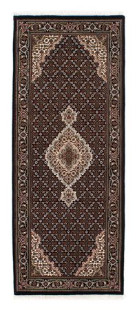 Runner Perser Rug - Tabriz - 199 x 81 cm - dark blue