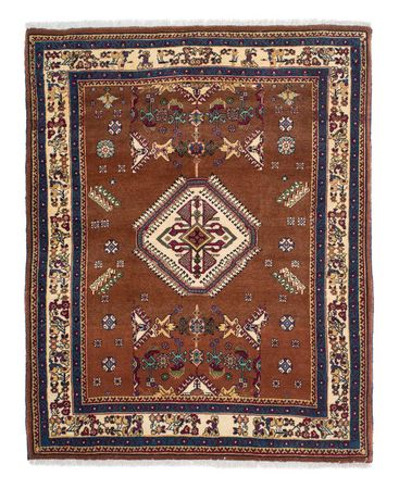 Perser Rug - Nomadic - 158 x 120 cm - brown