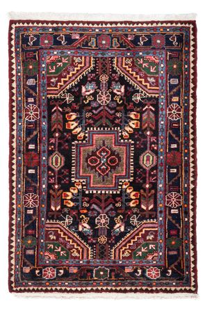 Perser Rug - Nomadic - 126 x 91 cm - dark blue