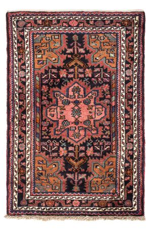 Perser Rug - Nomadic - 124 x 82 cm - light red