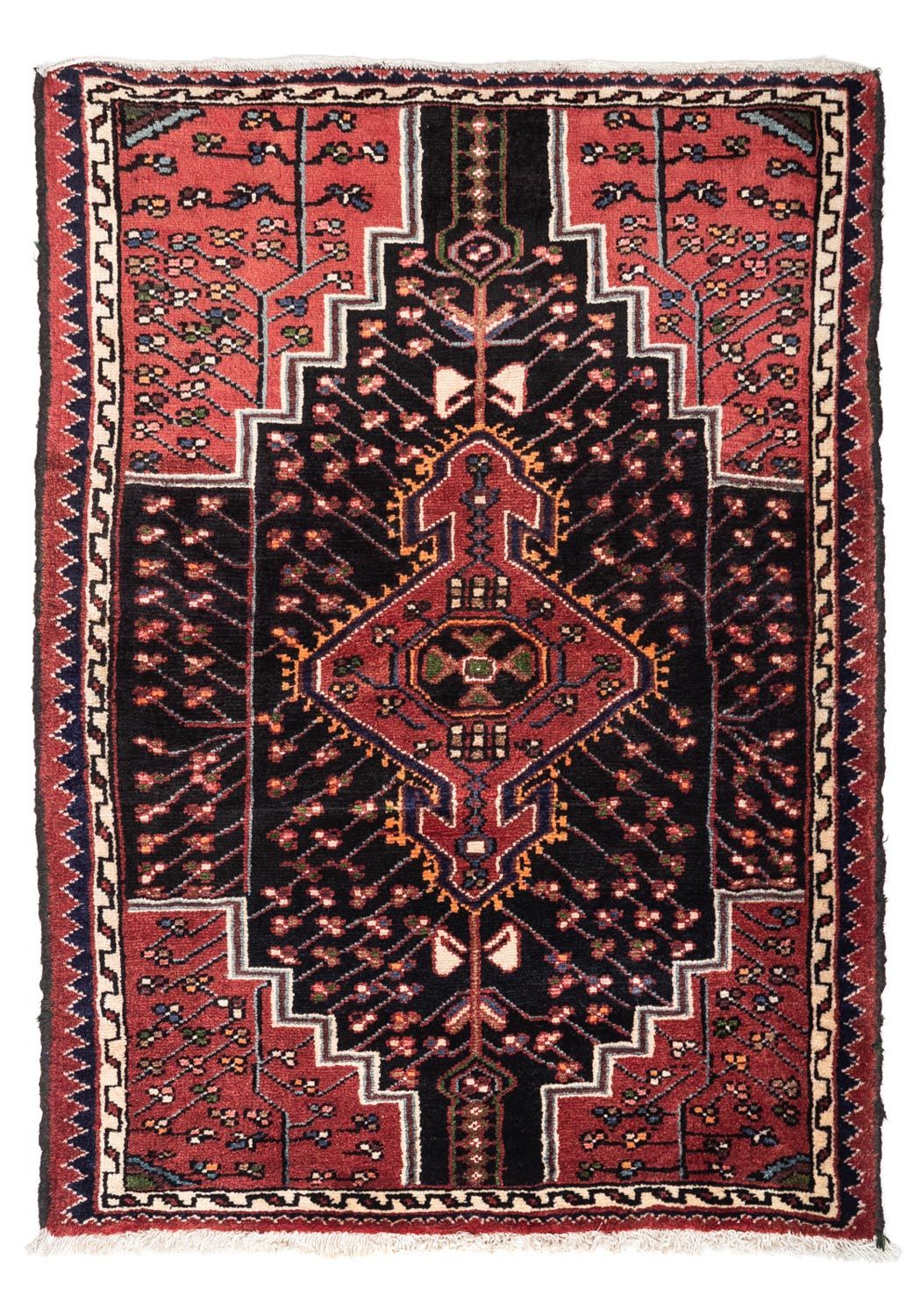 Perser Rug - Nomadic - 128 x 94 cm - light red