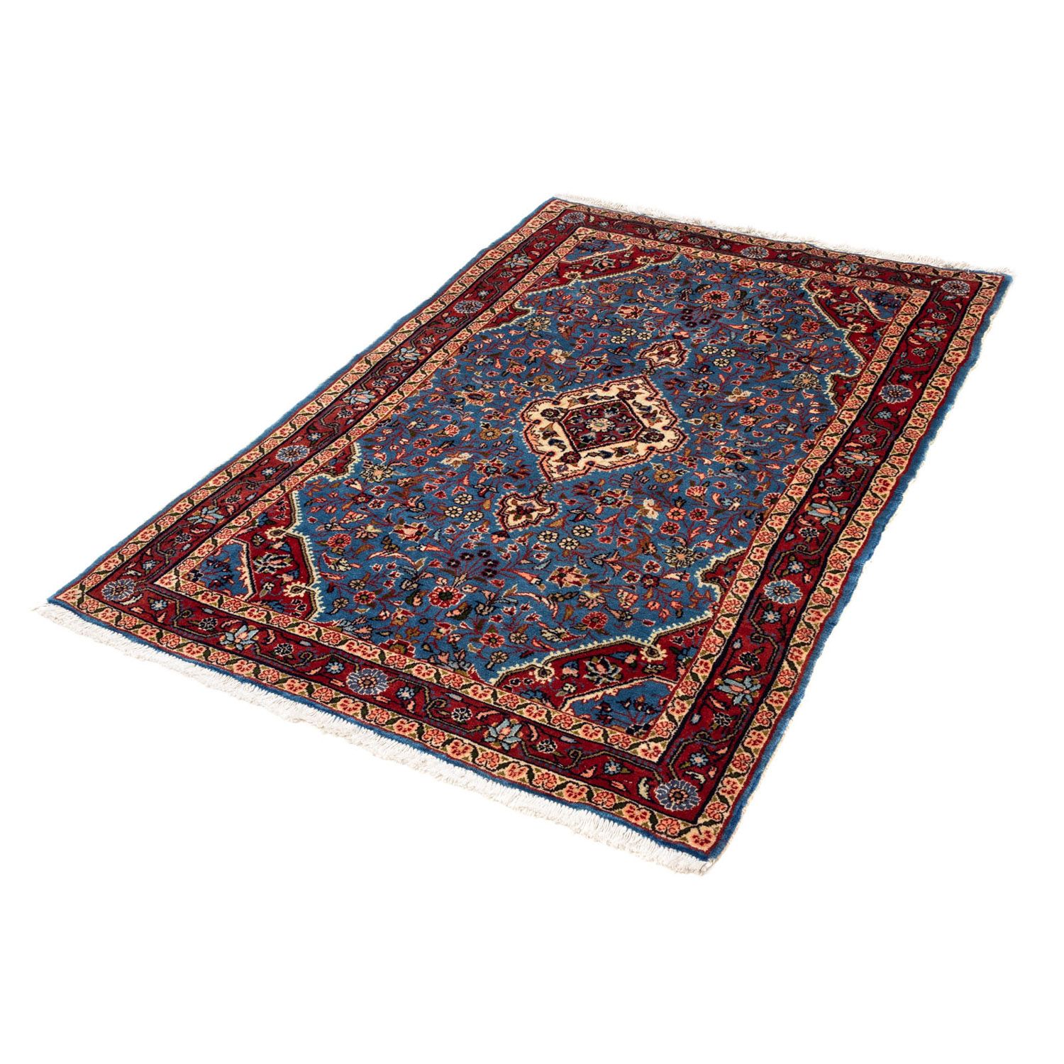 Perser Rug - Nomadic - 157 x 105 cm - blue