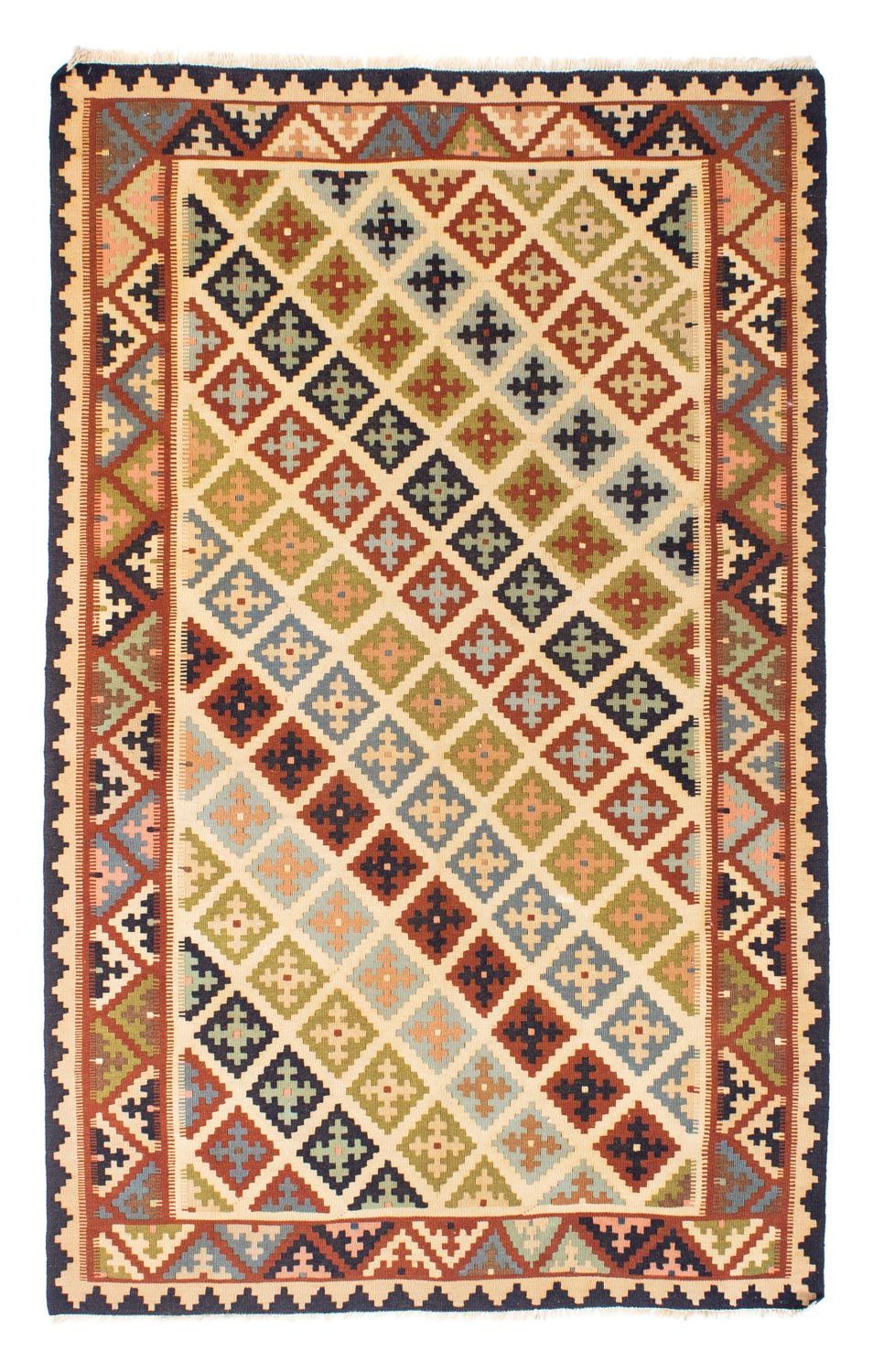 Kelim Rug - Oriental - 204 x 129 cm - beige