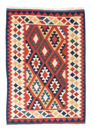 Kelim Rug - Oriental - 145 x 100 cm - red