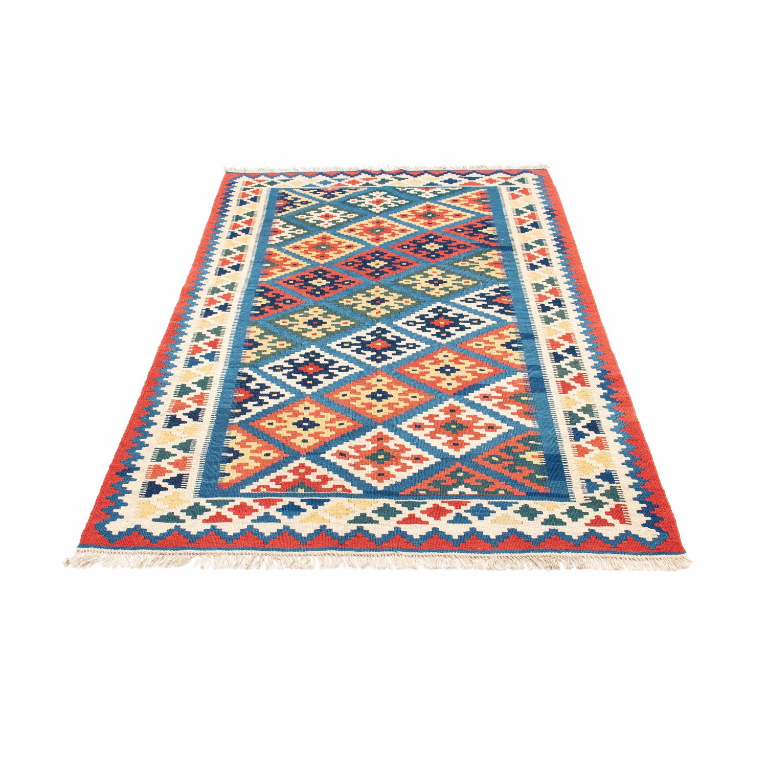 Kelim Rug - Oriental - 182 x 122 cm - blue