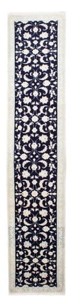 Runner Perser Rug - Nain - 393 x 83 cm - dark blue