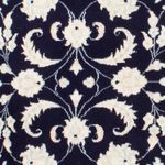 Runner Perser Rug - Nain - 393 x 83 cm - dark blue