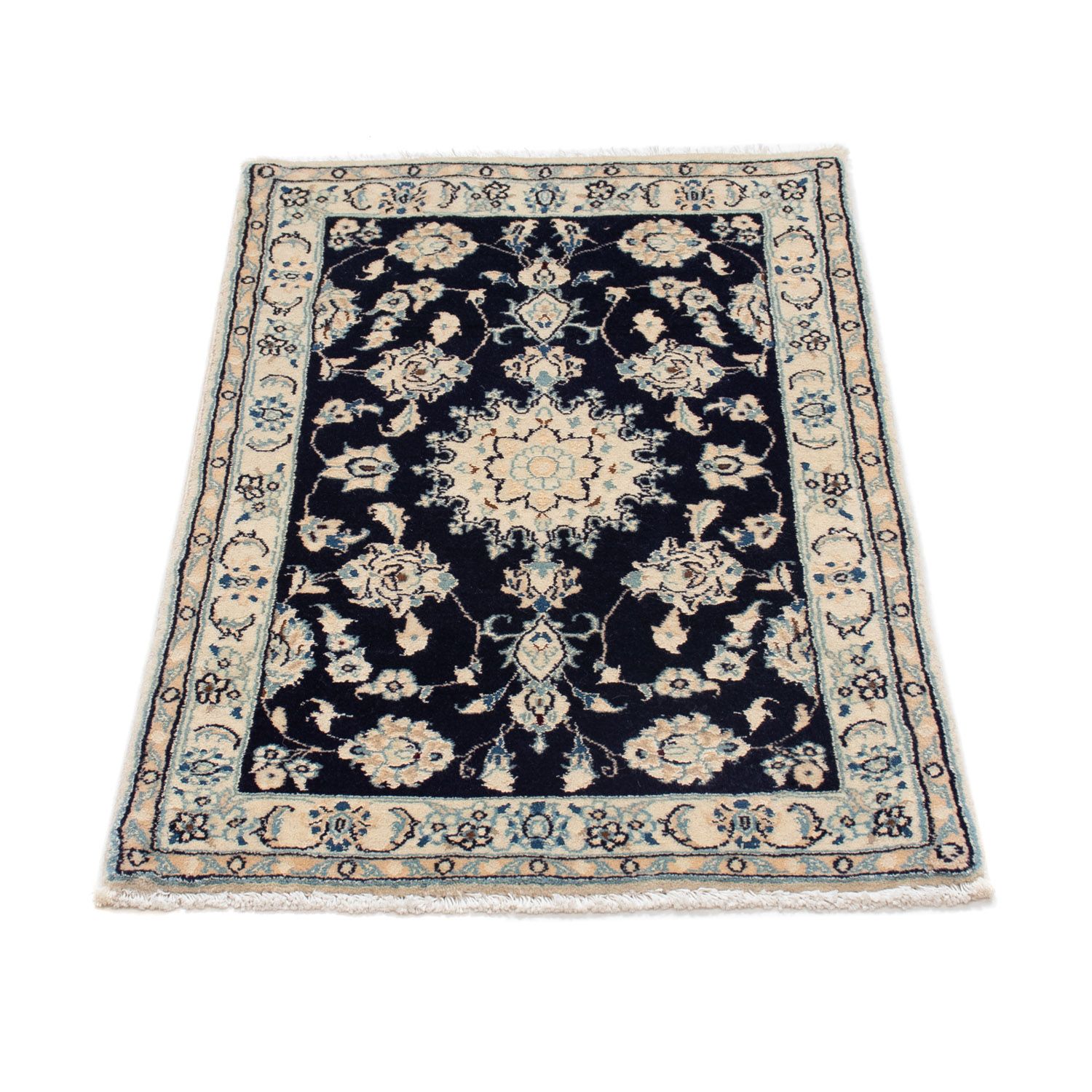 Perser Rug - Nain - Royal - 94 x 54 cm - dark blue