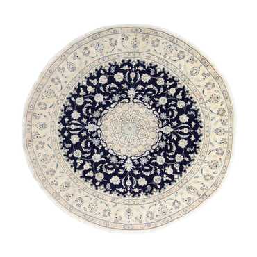 Perser Rug - Nain round  - 295 x 295 cm - dark blue