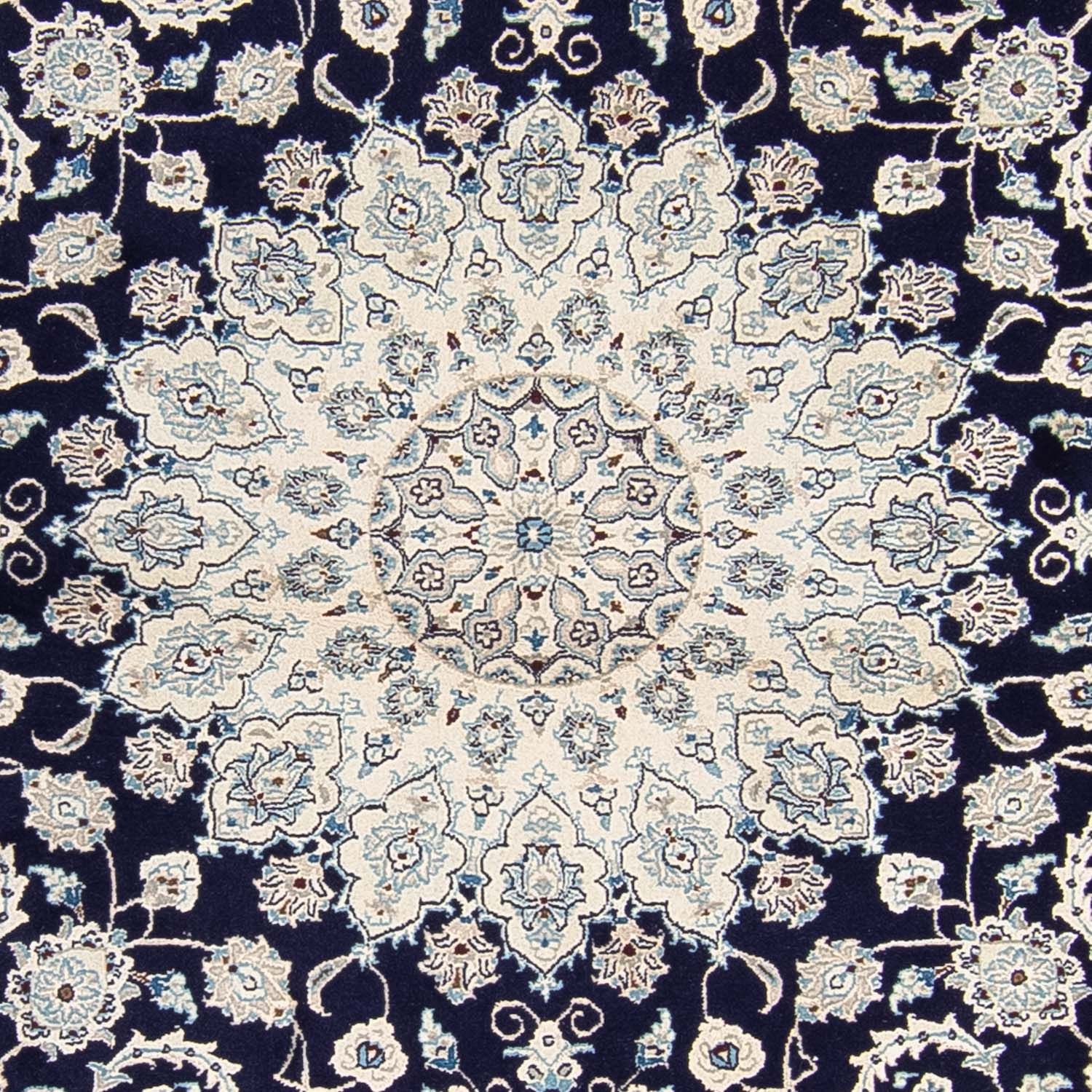 Perser Rug - Nain round  - 295 x 295 cm - dark blue