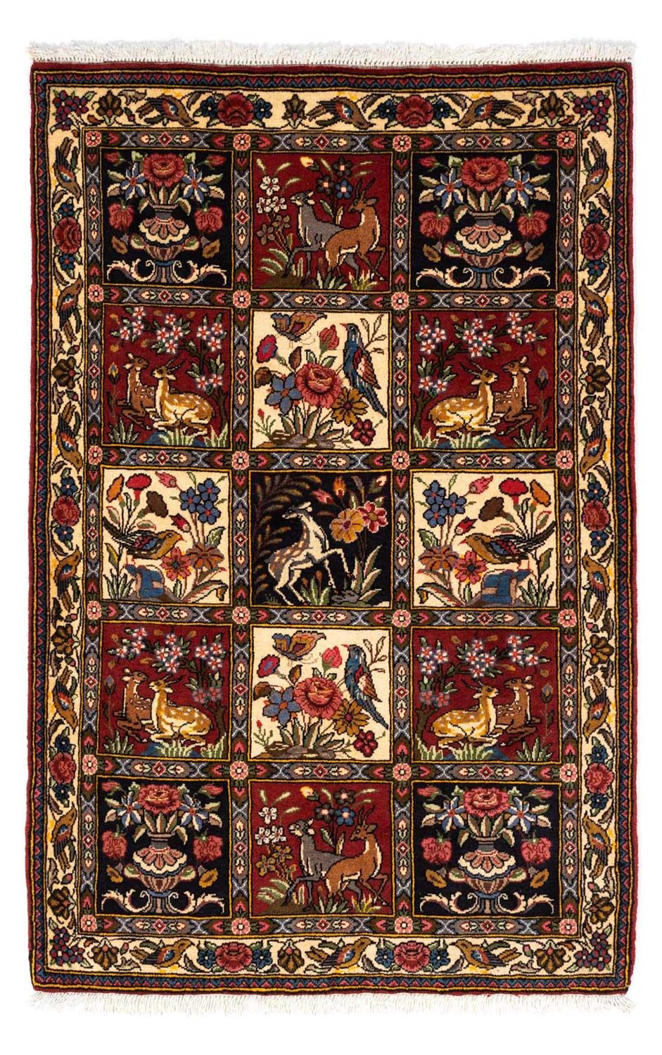 Perser Rug - Nomadic - 162 x 107 cm - dark red