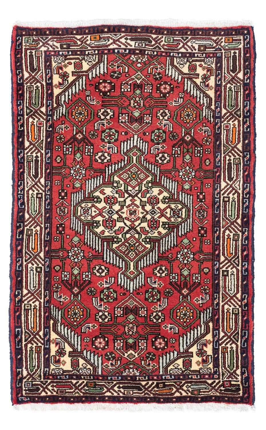 Perser Rug - Nomadic - 125 x 80 cm - red