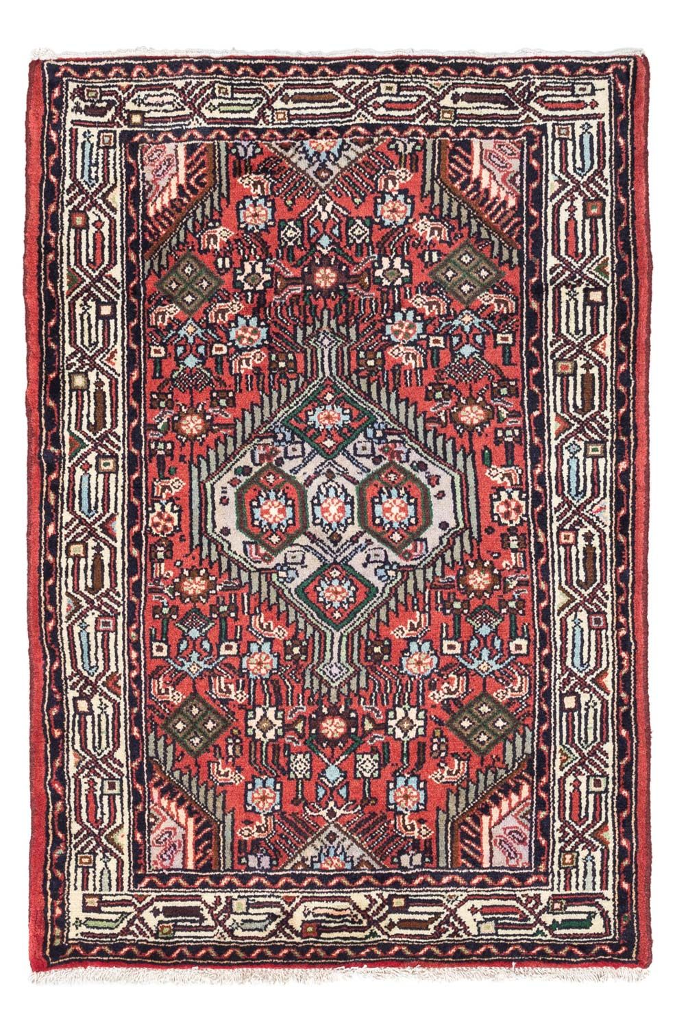 Perser Rug - Nomadic - 125 x 80 cm - light red