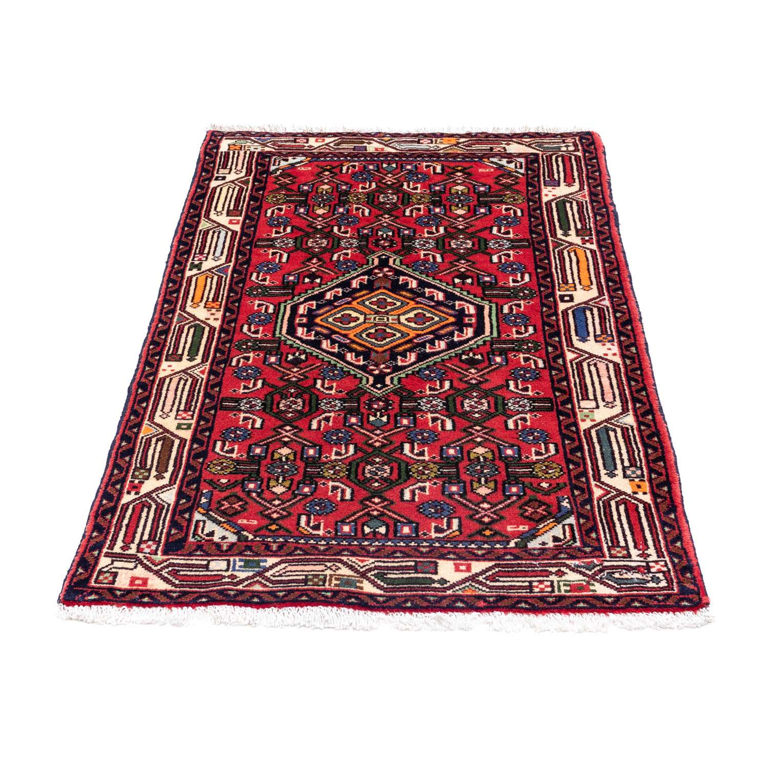 Perser Rug - Nomadic - 125 x 80 cm - red