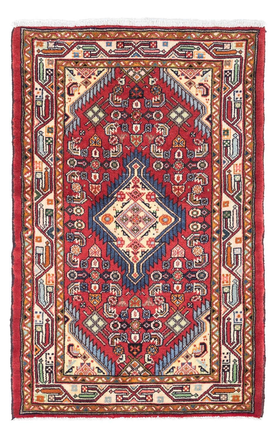 Perser Rug - Nomadic - 125 x 80 cm - red